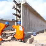 Obras da ponte sobre o rio Piauí avançam - Foto: Mário Sousa / Seinfra