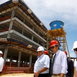 Governador Marcelo Déda visita obra da nova sede do MPE - Foto: Márcio Dantas/ASN