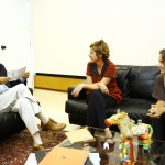 Governador recebe a cantora Patrícia Polayne em seu gabinete - Foto: Marcio Dantas / ASN