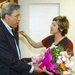 Governador recebe a cantora Patrícia Polayne em seu gabinete - Foto: Marcio Dantas / ASN