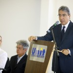 Déda participa da inauguração de laboratório na Unit   - Foto: Márcio Dantas/ASN