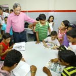 Marcelo Déda inaugura reforma de escola em Graccho Cardoso  - Foto: Márcio Dantas/ASN