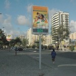 Banese instala relógio termômetro digital no calçadão da 13 de Julho  - Foto: Luis Mendonça/Banese