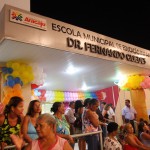 Governador prestigia inauguração de escola municipal no bairro América - Governador Marcelo Déda