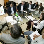 Parceria entre Governo e Petrobras garante obras em rodovias de SE - Governador Marcelo Déda e o presidente da Petrobras