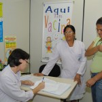 Profissionais do Huse aderem à campanha de vacinação contra gripe - Foto: Wellington Barreto