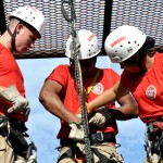 Futuros bombeiros prosseguem em formação - Fotos: André Moreira/SSP