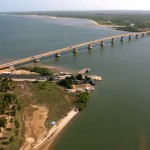 Aperipê fará cobertura ao vivo da inauguração da ponte Joel Silveira - Vista aérea da ponte Joel Silveira / Foto: Marco Vieira/ASN