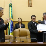 Déda prestigia homenagem ao ouvidor da Petrobras na Assembleia Legislativa - Fotos: Márcio Dantas/ASN