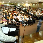 Parceria entre Governo e Petrobras garante obras em rodovias de SE - Governador Marcelo Déda e o presidente da Petrobras
