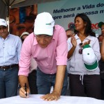 Governador transfere oficialmente capital para Aquidabã durante o 'SE de Todos'  - Governador assina ordem de serviço para obras de implantação e pavimentação da rodovia SE160 / Fotos: Márcio Dantas/ASN
