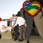 Governador Marcelo Déda inaugura ponte Jornalista Joel Silveira  - Governador inaugura Praça dos Jornalistas