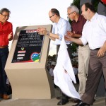 Governador Marcelo Déda inaugura ponte Jornalista Joel Silveira  - Governador inaugura Praça dos Jornalistas