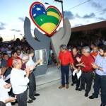 Governador Marcelo Déda inaugura ponte Jornalista Joel Silveira  - Governador inaugura Praça dos Jornalistas