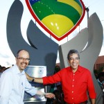 Governador Marcelo Déda inaugura ponte Jornalista Joel Silveira  - Governador inaugura Praça dos Jornalistas