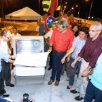 Governador Marcelo Déda inaugura ponte Jornalista Joel Silveira  - Governador inaugura Praça dos Jornalistas