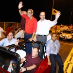 Governador Marcelo Déda inaugura ponte Jornalista Joel Silveira  - Governador inaugura Praça dos Jornalistas