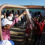 Déda inaugura sistema de abastecimento de água para povoados de Tobias Barreto  - Inauguração do sistema de abastecimento em Tobias Barreto