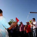 Déda inaugura sistema de abastecimento de água para povoados de Tobias Barreto  - Inauguração do sistema de abastecimento em Tobias Barreto