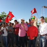 Déda inaugura sistema de abastecimento de água para povoados de Tobias Barreto  - Inauguração do sistema de abastecimento em Tobias Barreto