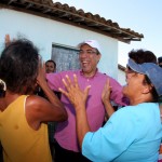 Déda inaugura sistema de abastecimento de água para povoados de Tobias Barreto  - Inauguração do sistema de abastecimento em Tobias Barreto