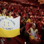 Alunos de diversas escolas participam do lançamento da IV Olimpíada Ambiental - Fotos: Ascom/Semarh