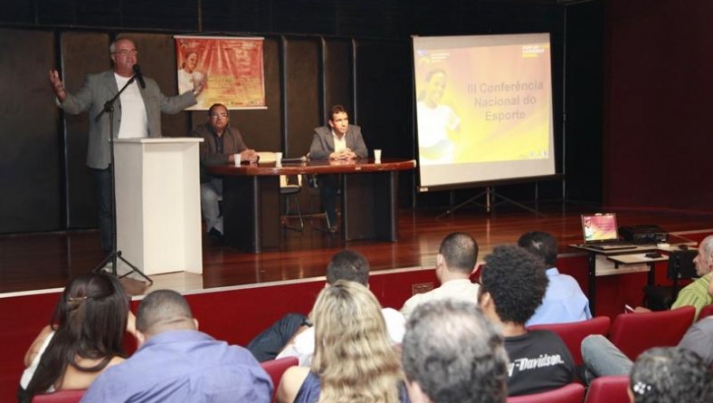 Público prestigiou o lançamento da III Conferência Estadual do Esporte