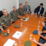 João Eloy recebe visita de general comandante militar do Nordeste   - Fotos: Jadílson Simões