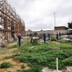 Governo garante construção de quadra de esportes em Feira Nova - Pratica esportiva é garantida pelo Sergipe Cidades em escola Estadual de Feira Nova / Fotos: Eduardo Almeida/Seplan