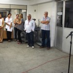 Segrase promove ato de entrega dos equipamentos gráficos que foram reformados - Funcionários da Segrase participaram do ato de entrega das máquinas / Fotos: Ascom/Segrase