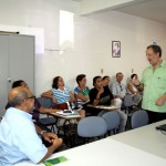 Inscrições para a 5º Olimpíada Brasileira de Saúde e Meio Ambiente seguem até 31 de maio - Professores e técnicos da Seed participaram de palestra / Fotos: Ascom/Seed