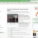 Técnicos da Costa Rica vêm conhecer portal do Banese -