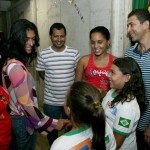 Primeiradama prestigia encerramento da Caravana do Esporte e da Música -