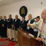 Déda acompanha posse de Samarone na Secretaria Municipal de Saúde - Governador Marcelo Déda
