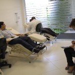 Funcionários do Banese fazem doação de sangue  - Fotos: Ascom/Banese