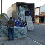 Sefaz entrega doações dos servidores às famílias prejudicadas pelas chuvas - Fotos: Ascom/Sefaz