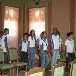 Alunos da rede pública realizam visita experimental ao PalácioMuseu Olímpio Campos - Alunos da EMEF Maria Thétis Nunes