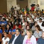 Escola Estadual Nossa Senhora da Piedade ganha o prêmio "Escola Amiga da Voz" - Carla Daniele ressaltou a importância do minuto de silêncio
