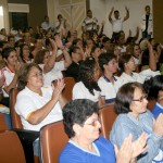 Escola Estadual Nossa Senhora da Piedade ganha o prêmio "Escola Amiga da Voz" - Carla Daniele ressaltou a importância do minuto de silêncio