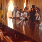 Alunos da rede pública realizam visita experimental ao PalácioMuseu Olímpio Campos - Alunos da EMEF Maria Thétis Nunes