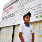 Governo garante construção de quadra de esportes em Feira Nova - Pratica esportiva é garantida pelo Sergipe Cidades em escola Estadual de Feira Nova / Fotos: Eduardo Almeida/Seplan