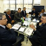 Déda recebe o presidente da Associação dos Magistrados Brasileiros  - Governador Marcelo Déda e o juiz Mozart Valadares Pires