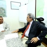 Prefeitos agradecem ao governador pela ação imediata durante as chuvas  - Fotos: Márcio Dantas/ASN