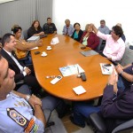 Belivaldo acompanha representantes de conselhos de segurança em visita a SSP - Maria Edvan
