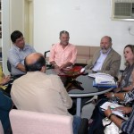 Secretário recebe presidente nacional da União dos Conselhos Municipais de Educação - Fotos: Ascom/Educação