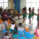 Comemoração do Dia do Índio anima crianças da Oncologia do Huse - Ângela Silva