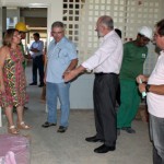Secretário visita as reformas dos colégios José Alves e Cecinha Melo Costa -