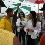 Governo presta assistência aos municípios atingidos pelas chuvas - Primeiradama Eliane Aquino e a secretária de Estado da Inclusão Social