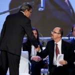 em São Paulo  - Governador Marcelo Déda na abertura do 5º Salão do Turismo / Foto: Alejandro Zambrana