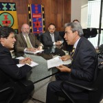 o jornalista Itamar Garcez e o representante de Sergipe em Brasília